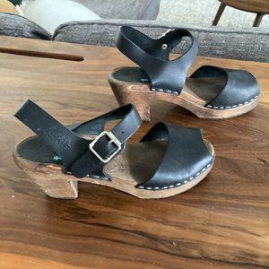 Lotta from Stockholm Highwood Peep-toe Clogs! Size 37 (6.5)